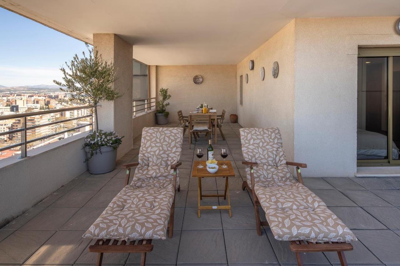 Atico Top Granada, Penthouse, 18-19Th Floor, City Centre, Views, Terrace, Free Parking Экстерьер фото